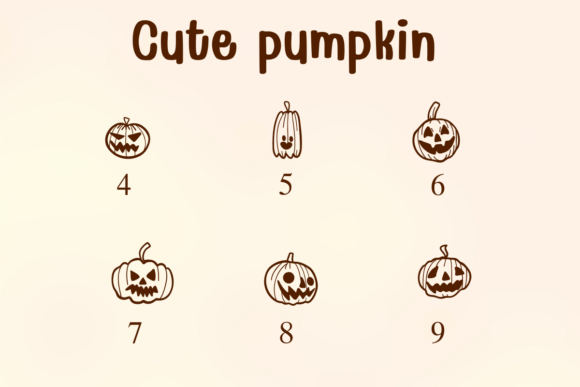 Cute Pumpkin Font - Preview 3