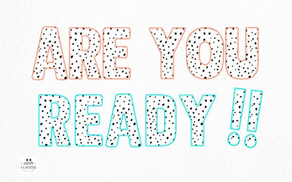 Dalmatian Dots Font - Preview 1