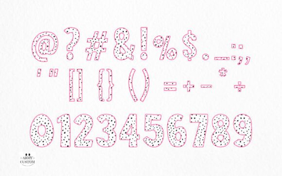Dalmatian Dots Font - Preview 3
