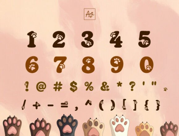 Dog Cat Font - Preview 2