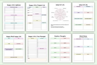 Editable 2026 Happy Life Planner Graphic by KDP GALLERY · Creative Fabrica