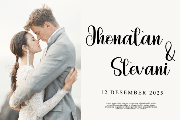 Elegant Wedding Font - Preview 1