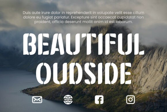 Exton Font - Preview 2