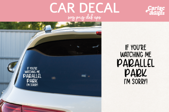 Funny Car Decal Bumper Sticker Illustration Artisanat Par Carla C Designs