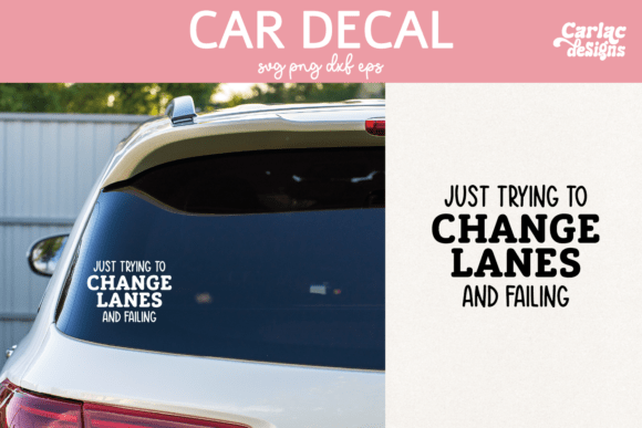 Funny Car Decal Bumper Sticker Illustration Artisanat Par Carla C Designs