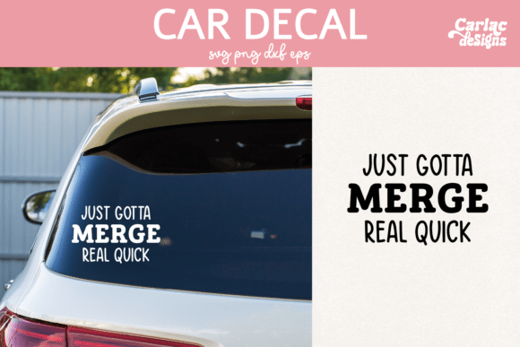 Funny Car Decal Bumper Sticker Illustration Artisanat Par Carla C Designs