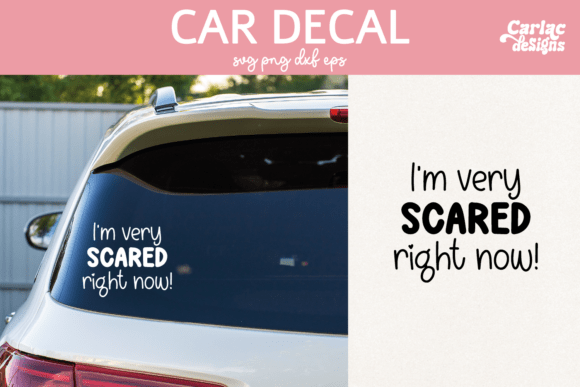 Funny Car Decal Bumper Sticker Illustration Artisanat Par Carla C Designs