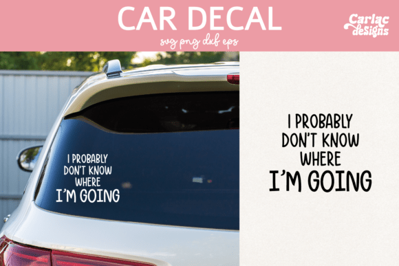 Funny Car Decal Bumper Sticker Illustration Artisanat Par Carla C Designs