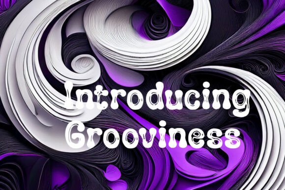 Grooviness Font PNG with transparent background - Preview 1