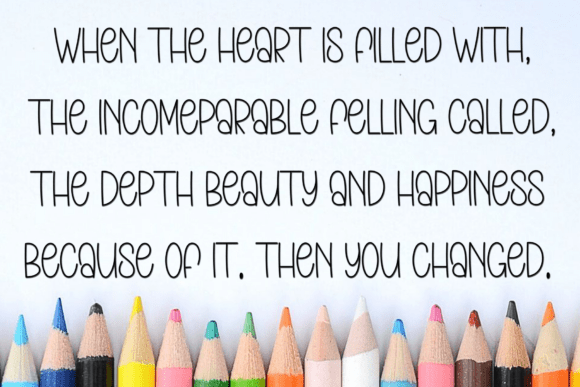 Handmade Colorful Font - Preview 5