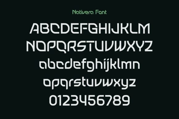 Nativera Font PNG with transparent background - Preview 4