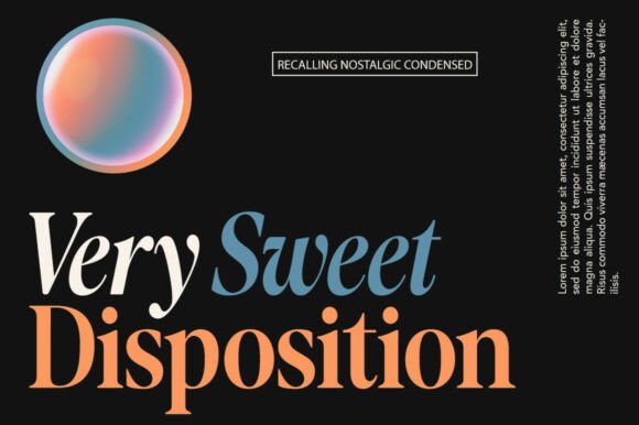Recalling Nostalgic Font PNG with transparent background - Preview 3