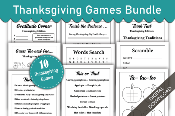 Thanksgiving Games for Kids
