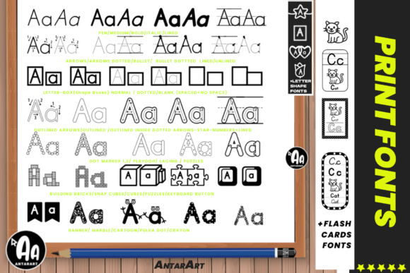 Abcd Ref Outlined Font - Preview 5