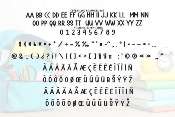 Back School Font - Preview 6