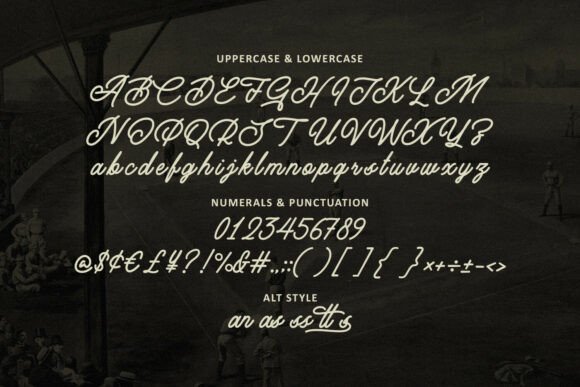 Banditos Font PNG with transparent background - Preview 4