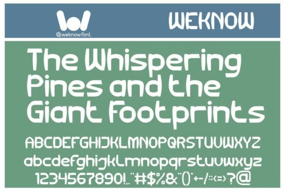Big Foot Font - Preview 1