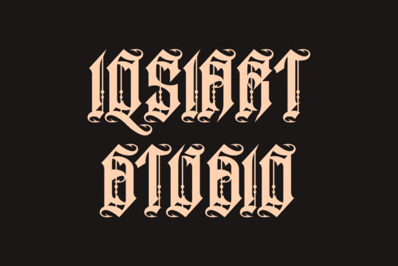 Black Gemlose Font - Preview 2