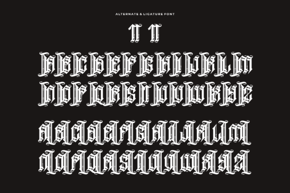 Black Gemlose Font - Preview 5