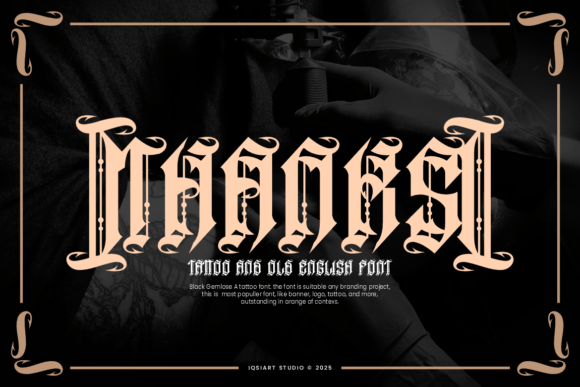 Black Gemlose Font - Preview 6