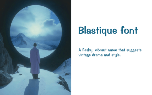 Blastique Font - Preview 1