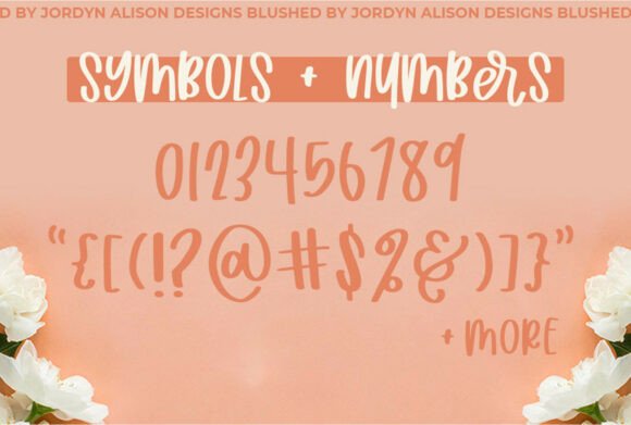 Blushed Font - Preview 4
