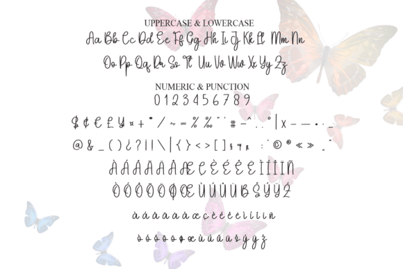 Butterfly Font - Preview 6
