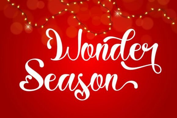 Christmas Balethy Font PNG with transparent background - Preview 3