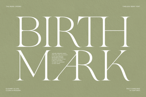 Crowd Font - Preview 1