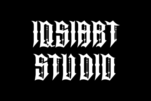 Glomos Bigmesh Font - Preview 2
