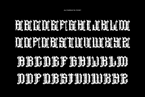 Glomos Bigmesh Font - Preview 5