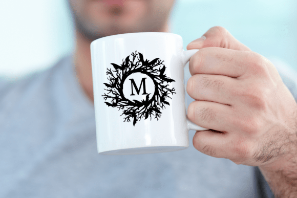 Halloween Bat Monogram Font - Preview 4
