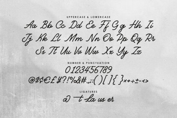 Laustera Font PNG with transparent background - Preview 6