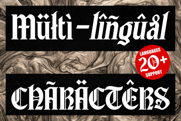 Letinegra Font PNG with transparent background - Preview 2