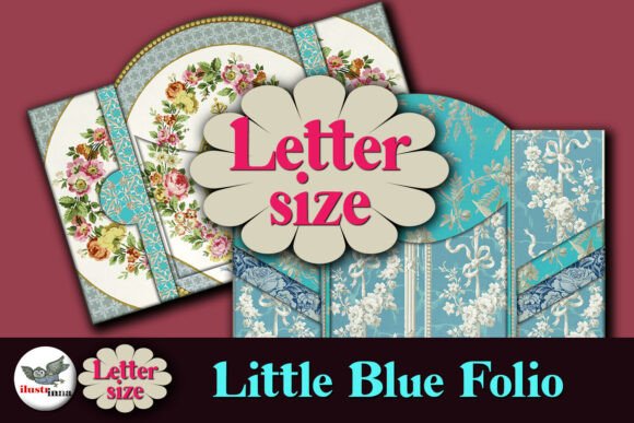 Little Blue Folio – Junk Journal Kit