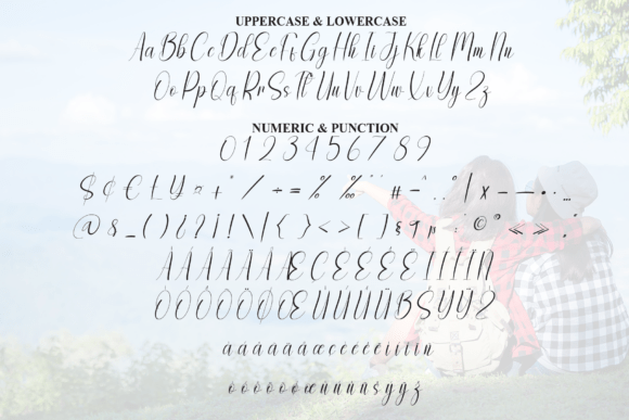 Lovely Adventure Font PNG with transparent background - Preview 6
