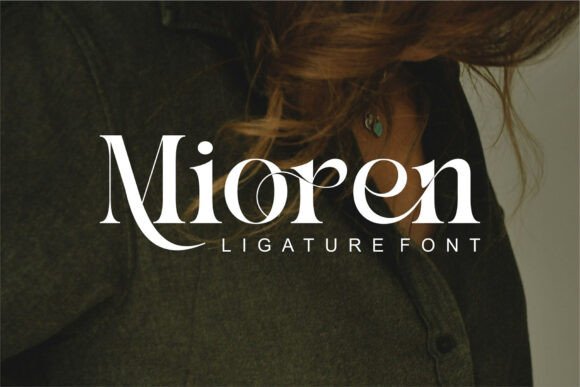 Mioren Font PNG with transparent background - Preview 1
