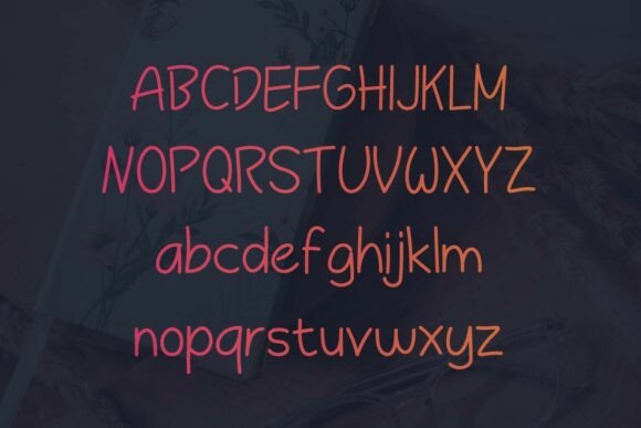 Mishala Font PNG with transparent background - Preview 1
