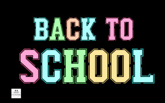 Neon Varsity Font font preview - 1