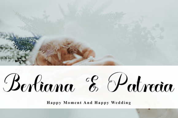 Perfect Calligraphy Font PNG with transparent background - Preview 2