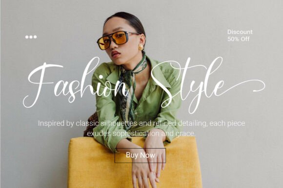 Sandara Script Font PNG with transparent background - Preview 1
