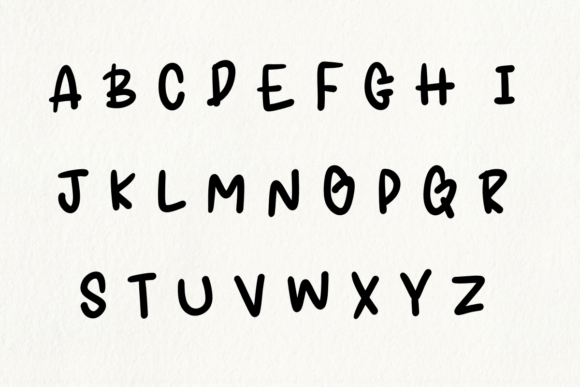 Crayon Cloud Font - Preview 4