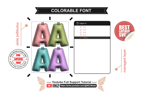 3d Baloon Font - Preview 2