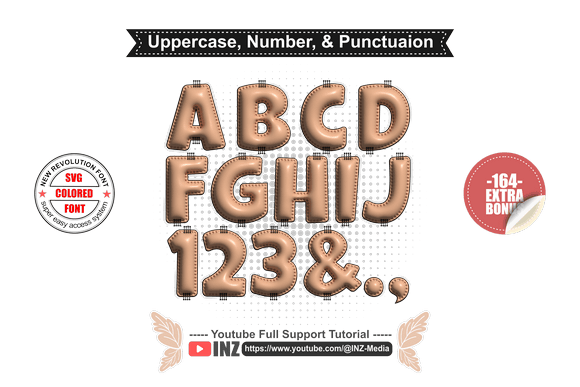 3d Baloon Font - Preview 3