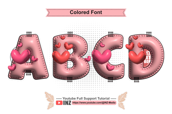 3d Baloon Font - Preview 5