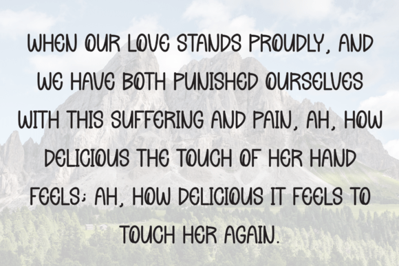 Angela Flower Font - Preview 5