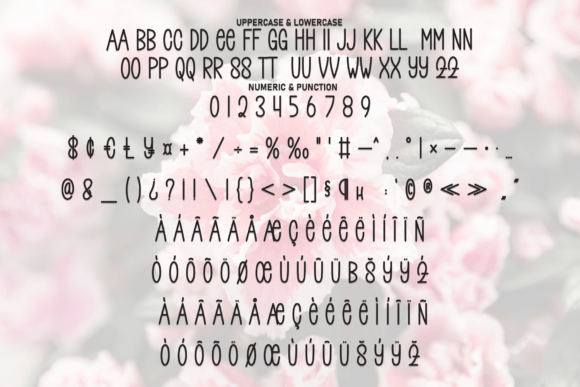 Angela Flower Font - Preview 6