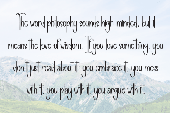 Birth Font - Preview 5