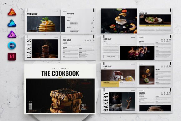 Cookbook Template Landscape