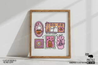 Hand-Drawn Halloween Frame PNG Graphic by Lazy Cat · Creative Fabrica
